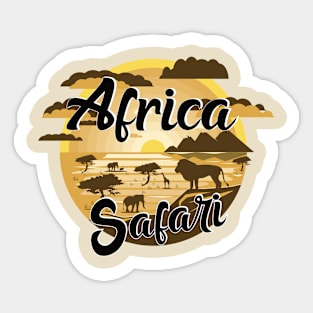 Africa Safari Memorys Sticker